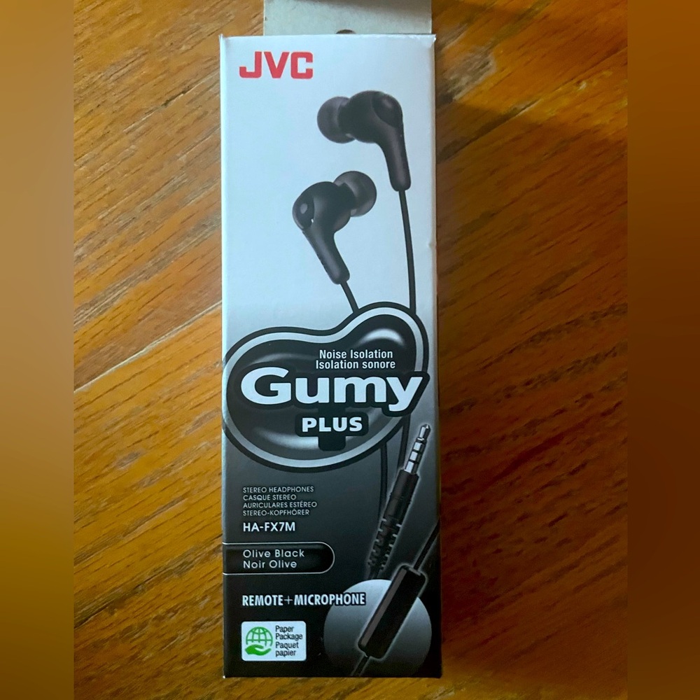 JVC stereo headphones